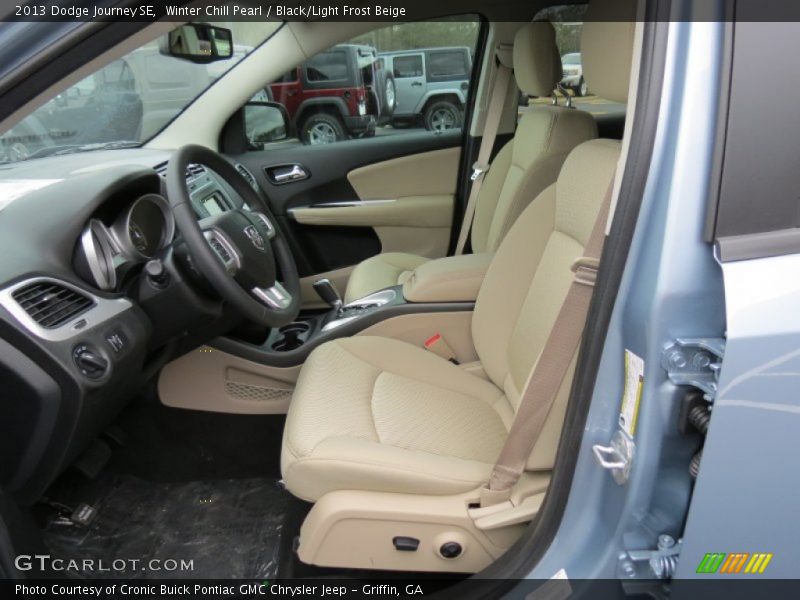 2013 Journey SE Black/Light Frost Beige Interior