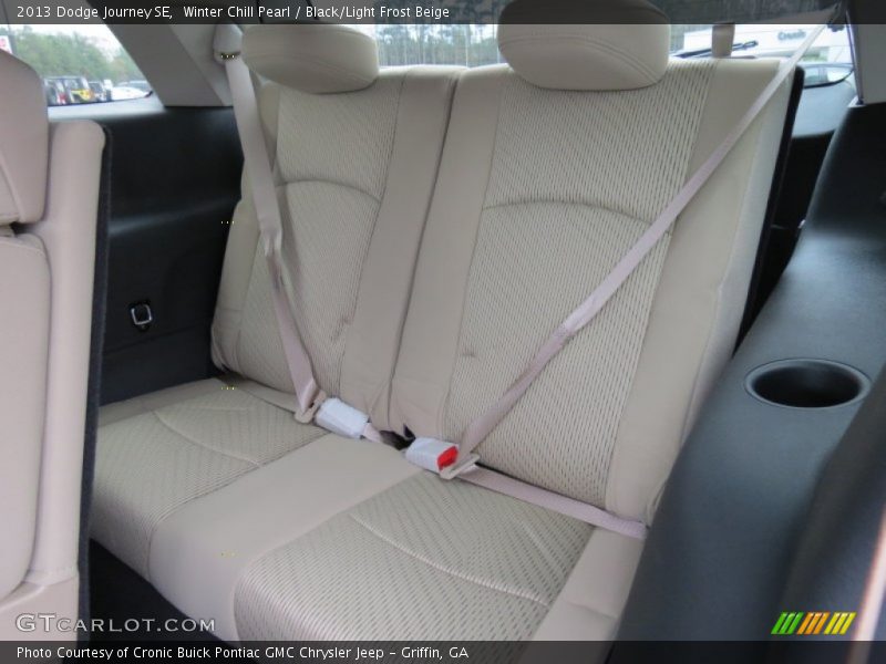 Winter Chill Pearl / Black/Light Frost Beige 2013 Dodge Journey SE