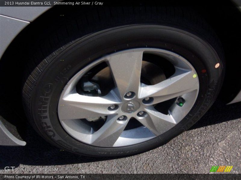 Shimmering Air Silver / Gray 2013 Hyundai Elantra GLS