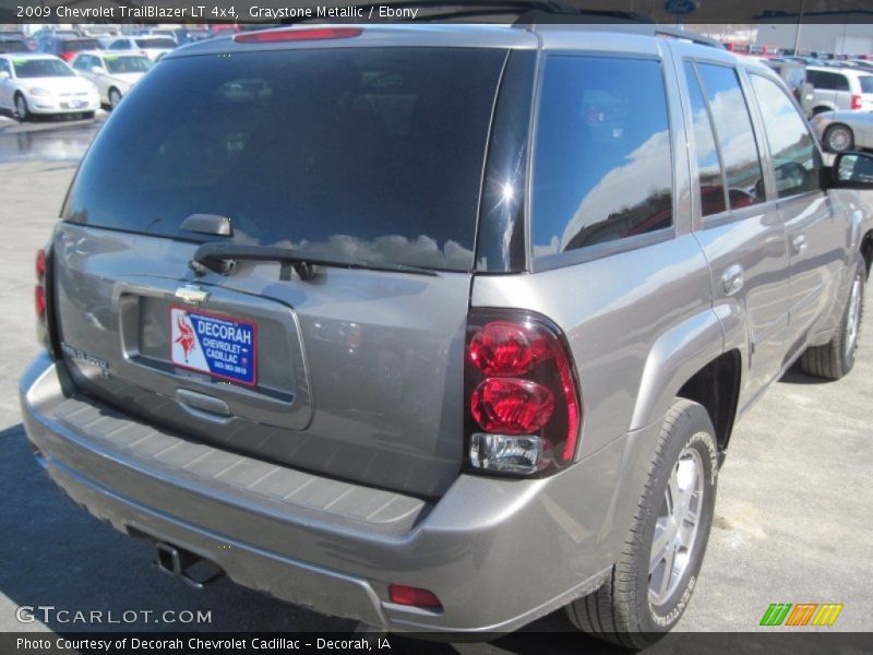 Graystone Metallic / Ebony 2009 Chevrolet TrailBlazer LT 4x4