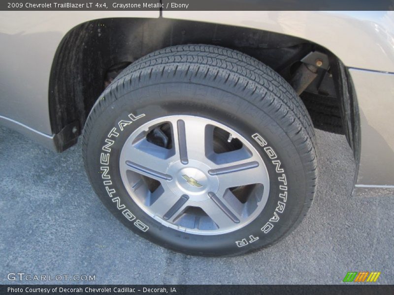 Graystone Metallic / Ebony 2009 Chevrolet TrailBlazer LT 4x4
