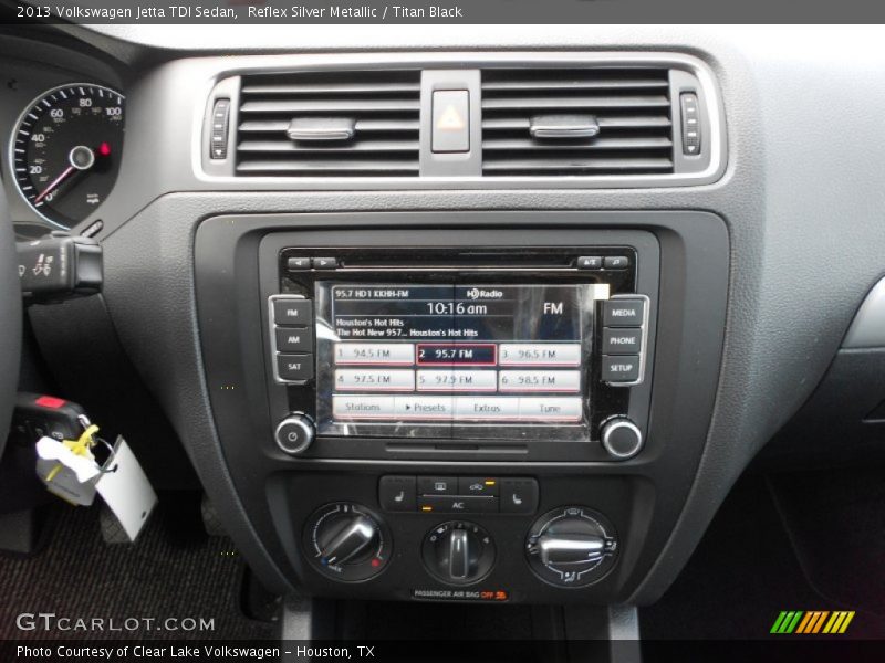Reflex Silver Metallic / Titan Black 2013 Volkswagen Jetta TDI Sedan