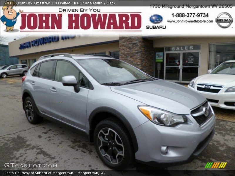 Ice Silver Metallic / Black 2013 Subaru XV Crosstrek 2.0 Limited