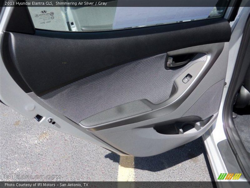 Shimmering Air Silver / Gray 2013 Hyundai Elantra GLS