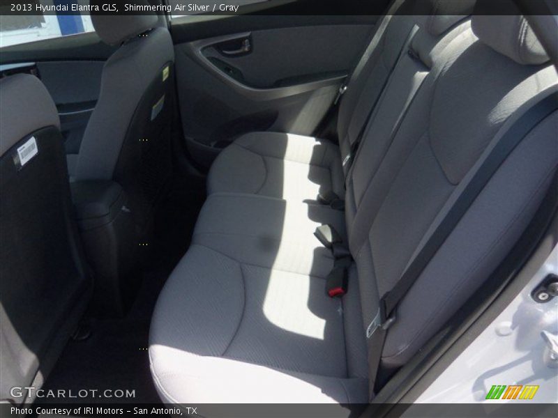 Shimmering Air Silver / Gray 2013 Hyundai Elantra GLS