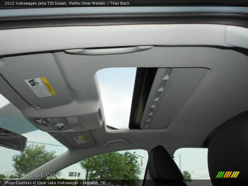 Reflex Silver Metallic / Titan Black 2013 Volkswagen Jetta TDI Sedan
