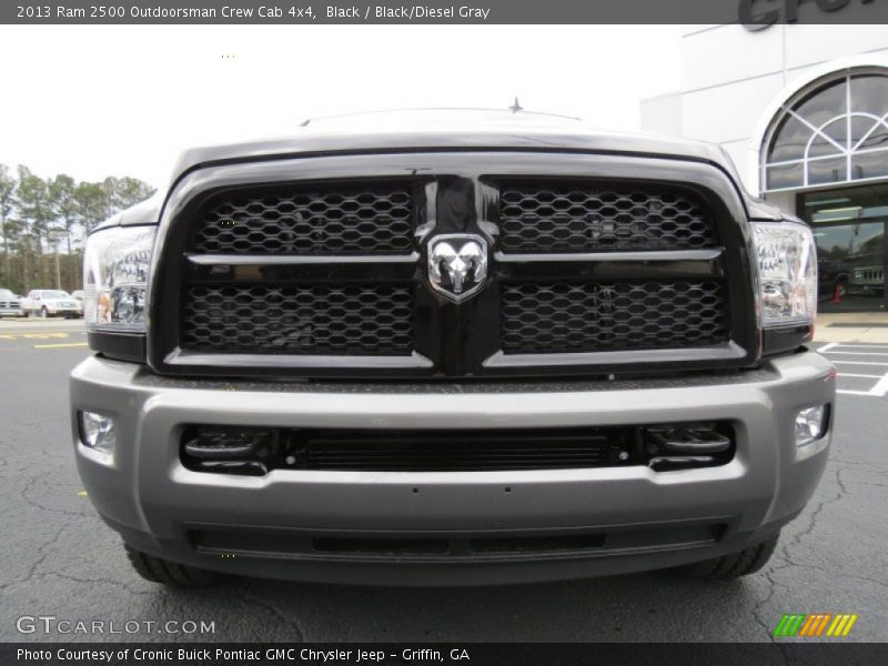 Black / Black/Diesel Gray 2013 Ram 2500 Outdoorsman Crew Cab 4x4