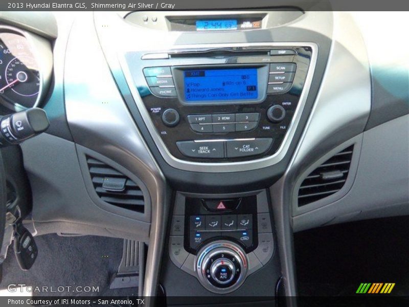 Shimmering Air Silver / Gray 2013 Hyundai Elantra GLS