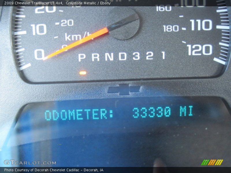 Graystone Metallic / Ebony 2009 Chevrolet TrailBlazer LT 4x4