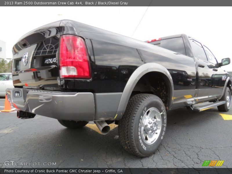Black / Black/Diesel Gray 2013 Ram 2500 Outdoorsman Crew Cab 4x4