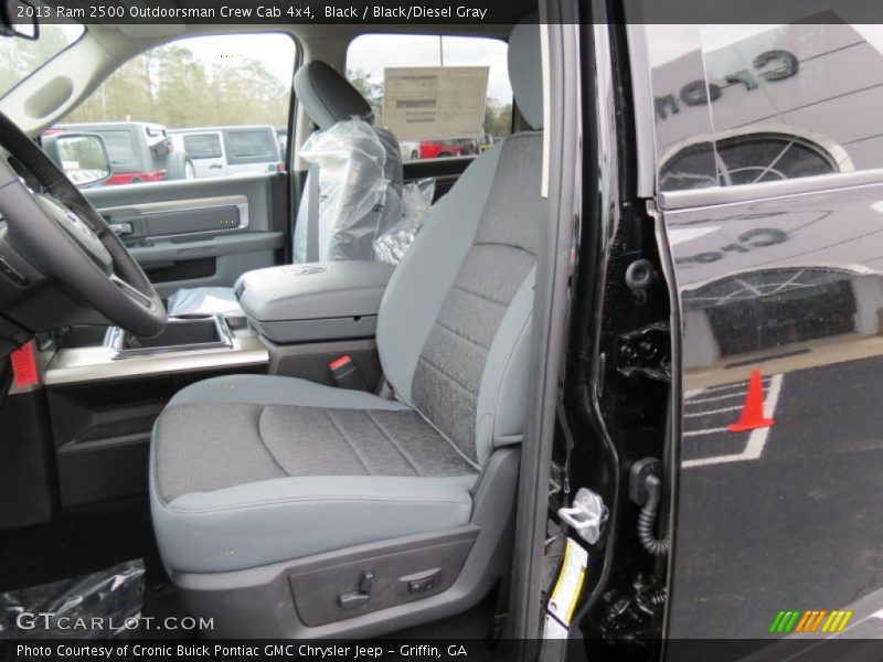 Black / Black/Diesel Gray 2013 Ram 2500 Outdoorsman Crew Cab 4x4