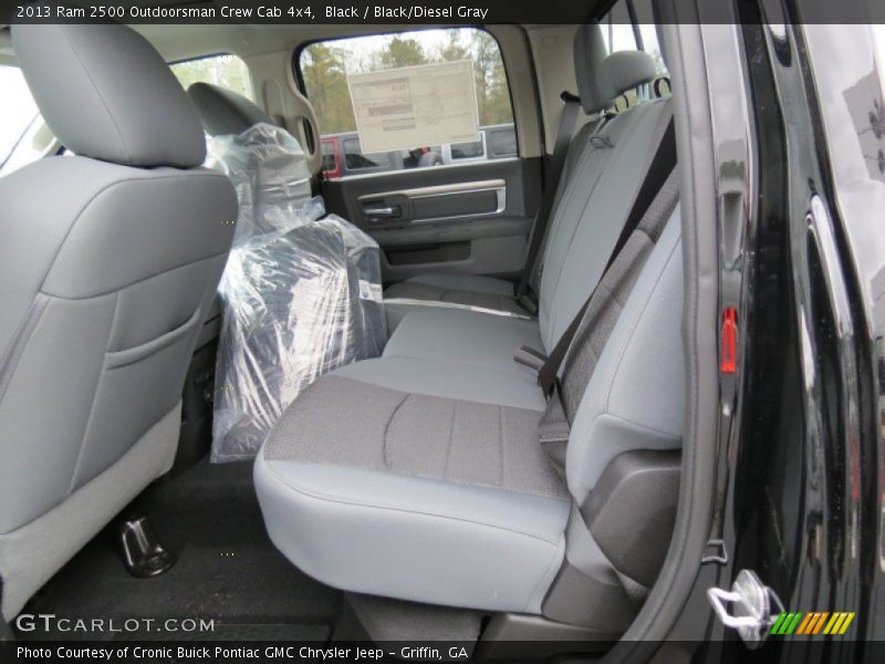 Rear Seat of 2013 2500 Outdoorsman Crew Cab 4x4