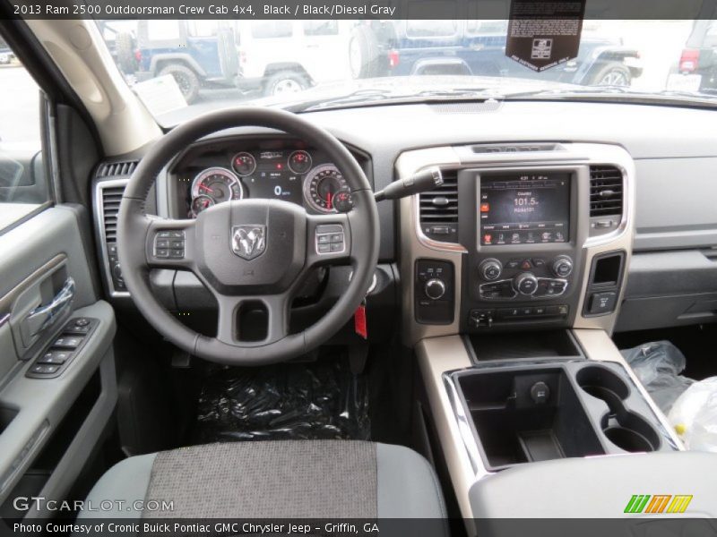 Dashboard of 2013 2500 Outdoorsman Crew Cab 4x4