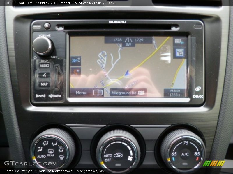 Navigation of 2013 XV Crosstrek 2.0 Limited