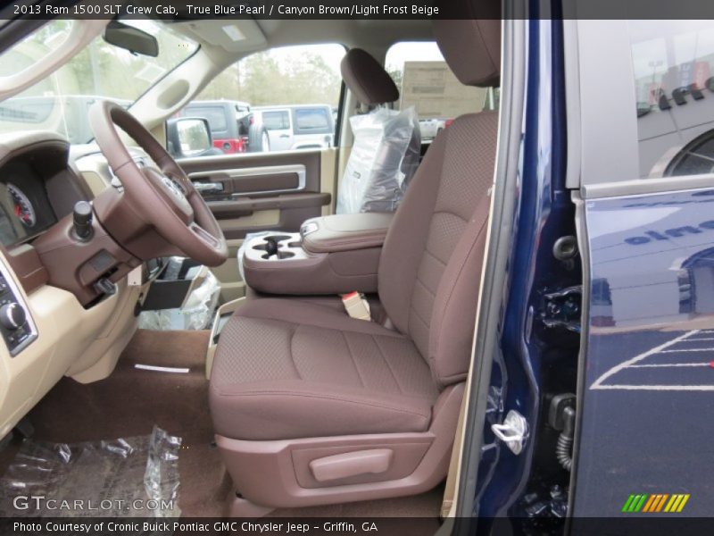  2013 1500 SLT Crew Cab Canyon Brown/Light Frost Beige Interior