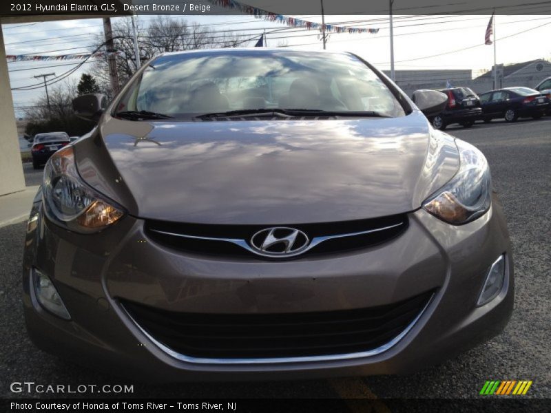 Desert Bronze / Beige 2012 Hyundai Elantra GLS