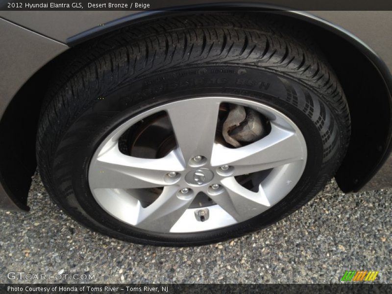 Desert Bronze / Beige 2012 Hyundai Elantra GLS