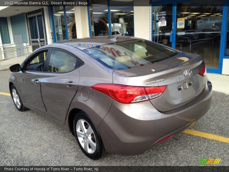 Desert Bronze / Beige 2012 Hyundai Elantra GLS