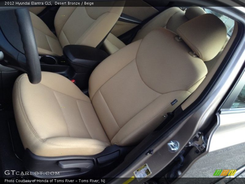 Desert Bronze / Beige 2012 Hyundai Elantra GLS