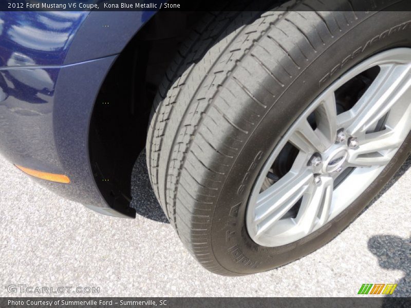Kona Blue Metallic / Stone 2012 Ford Mustang V6 Coupe