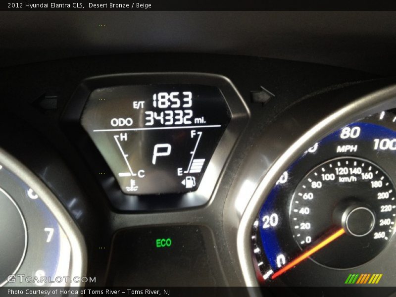 Desert Bronze / Beige 2012 Hyundai Elantra GLS