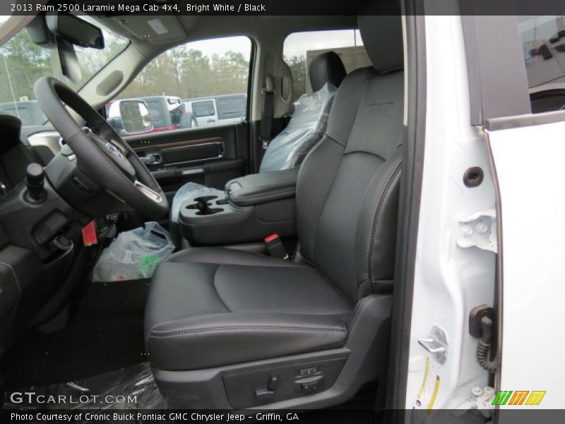 Front Seat of 2013 2500 Laramie Mega Cab 4x4