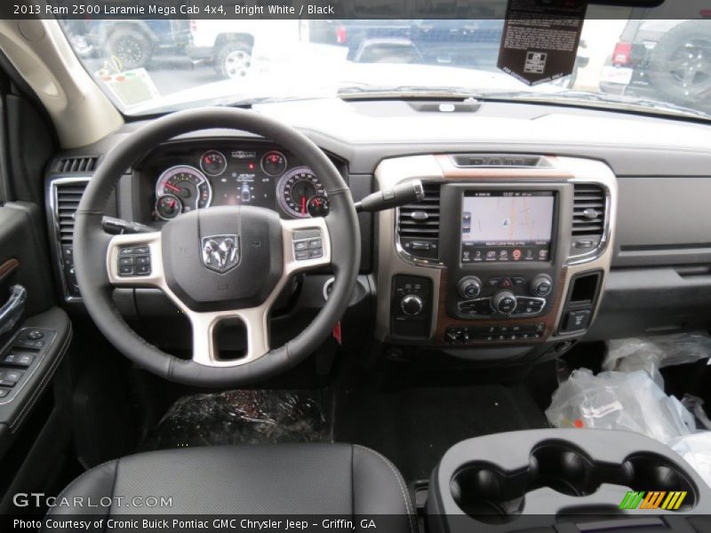 Dashboard of 2013 2500 Laramie Mega Cab 4x4