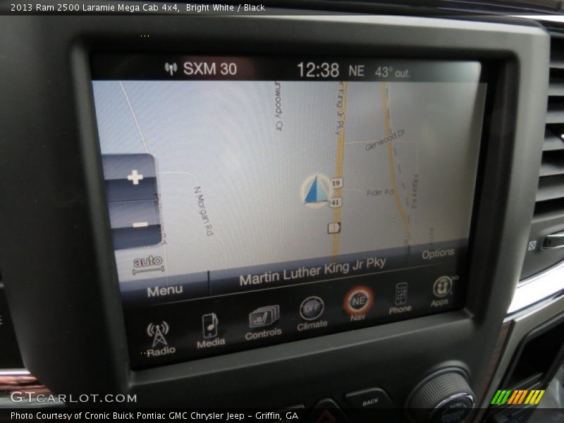 Bright White / Black 2013 Ram 2500 Laramie Mega Cab 4x4