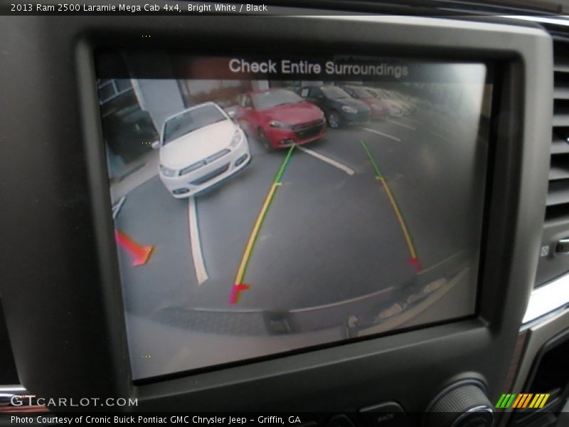 Bright White / Black 2013 Ram 2500 Laramie Mega Cab 4x4