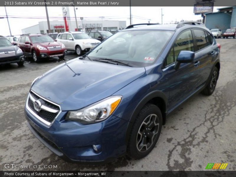 Marine Blue Pearl / Ivory 2013 Subaru XV Crosstrek 2.0 Premium
