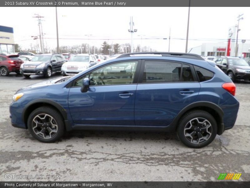 Marine Blue Pearl / Ivory 2013 Subaru XV Crosstrek 2.0 Premium