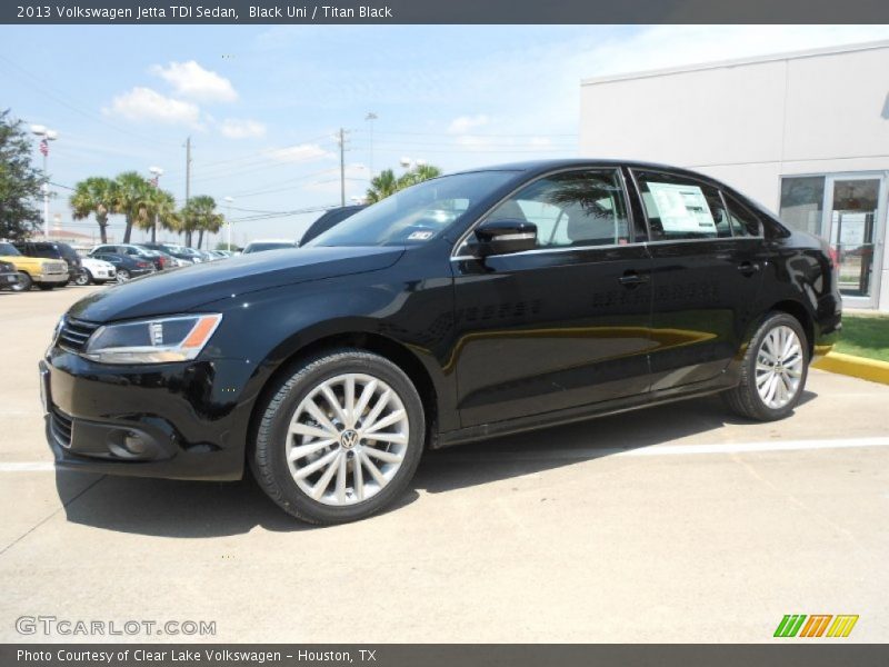 Black Uni / Titan Black 2013 Volkswagen Jetta TDI Sedan
