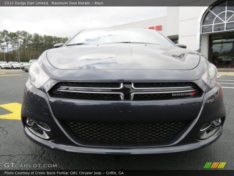 Maximum Steel Metallic / Black 2013 Dodge Dart Limited