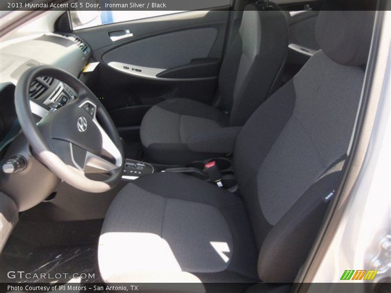 Ironman Silver / Black 2013 Hyundai Accent GS 5 Door