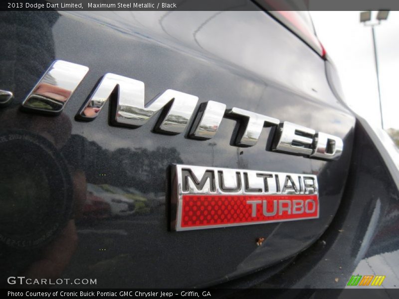 Maximum Steel Metallic / Black 2013 Dodge Dart Limited