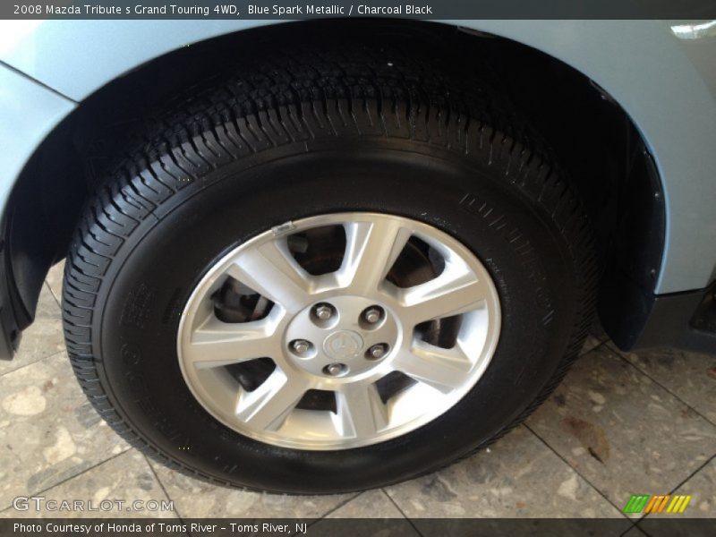 Blue Spark Metallic / Charcoal Black 2008 Mazda Tribute s Grand Touring 4WD