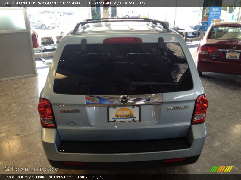 Blue Spark Metallic / Charcoal Black 2008 Mazda Tribute s Grand Touring 4WD