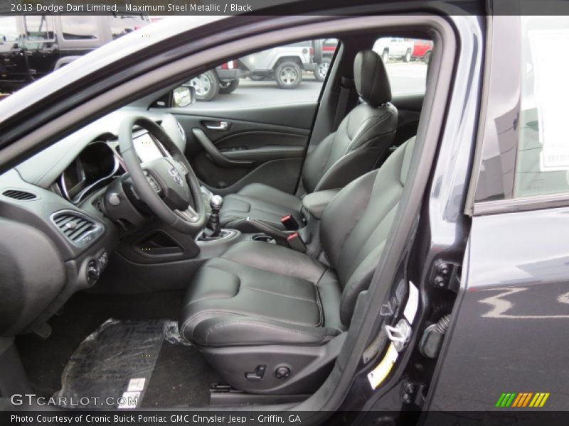  2013 Dart Limited Black Interior