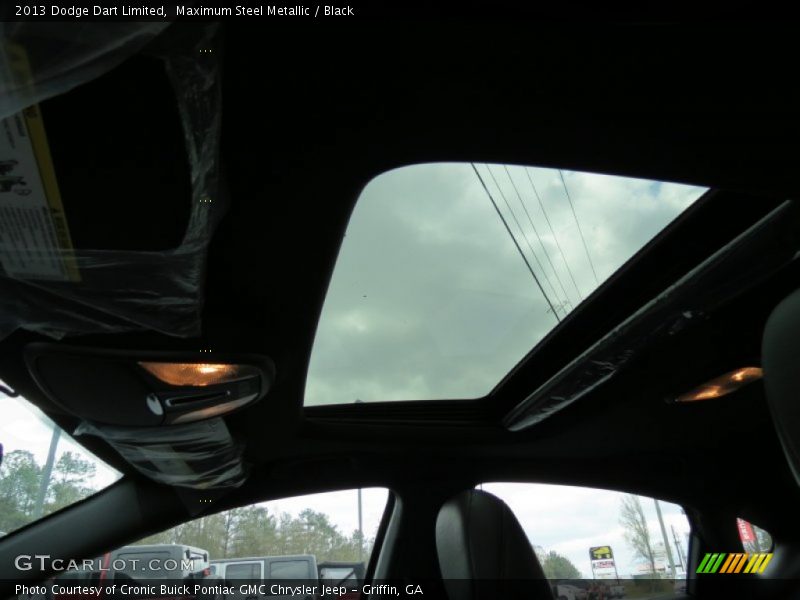 Maximum Steel Metallic / Black 2013 Dodge Dart Limited