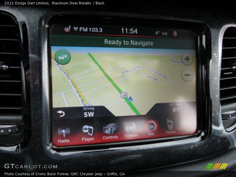 Navigation of 2013 Dart Limited