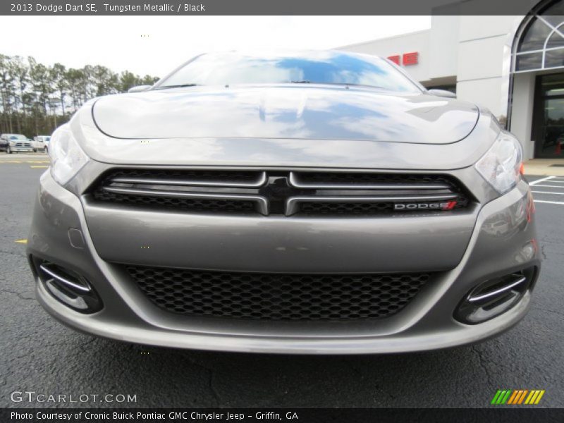Tungsten Metallic / Black 2013 Dodge Dart SE