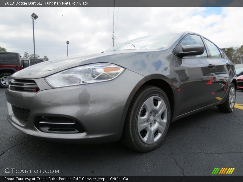Tungsten Metallic / Black 2013 Dodge Dart SE