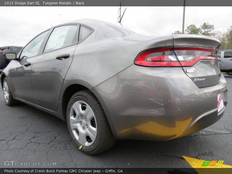 Tungsten Metallic / Black 2013 Dodge Dart SE