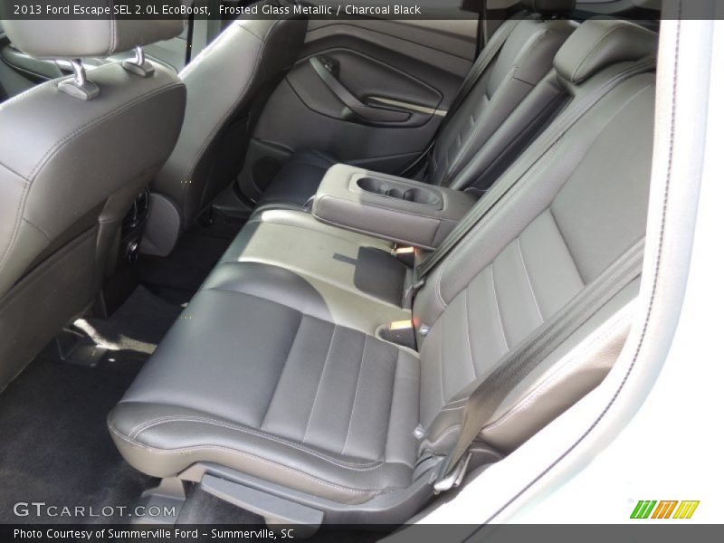 Frosted Glass Metallic / Charcoal Black 2013 Ford Escape SEL 2.0L EcoBoost