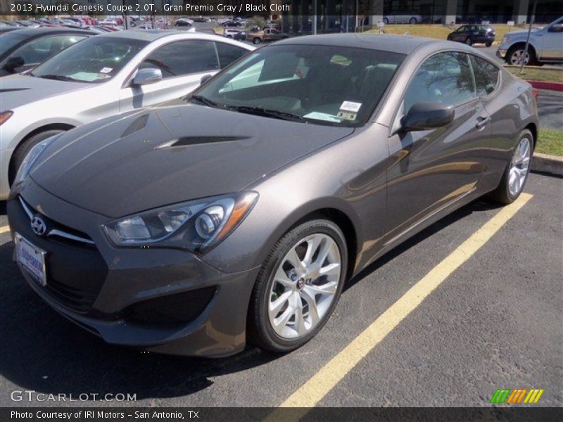 Gran Premio Gray / Black Cloth 2013 Hyundai Genesis Coupe 2.0T