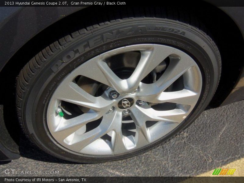 Gran Premio Gray / Black Cloth 2013 Hyundai Genesis Coupe 2.0T