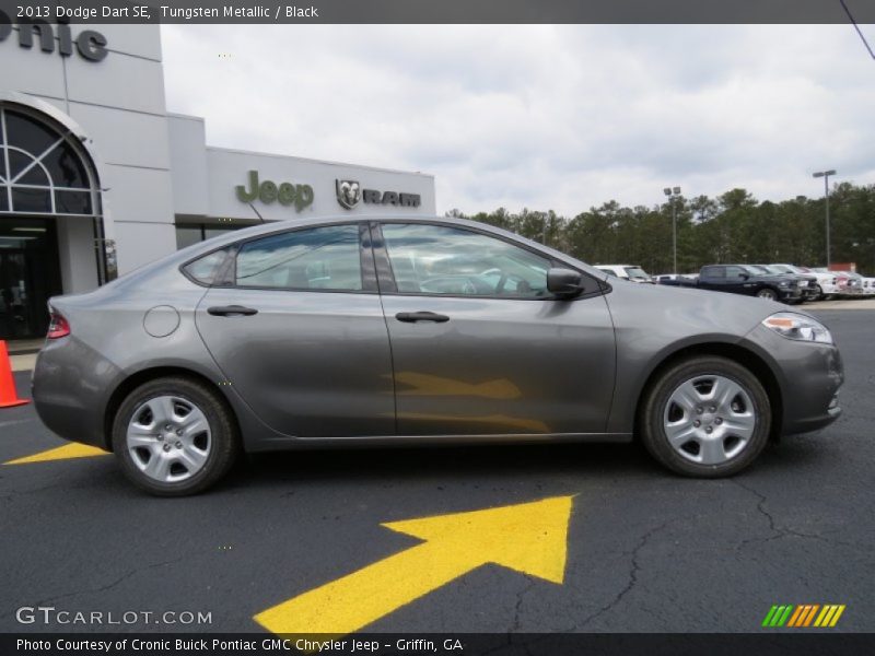 Tungsten Metallic / Black 2013 Dodge Dart SE
