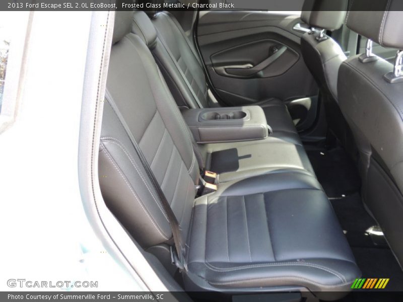 Frosted Glass Metallic / Charcoal Black 2013 Ford Escape SEL 2.0L EcoBoost