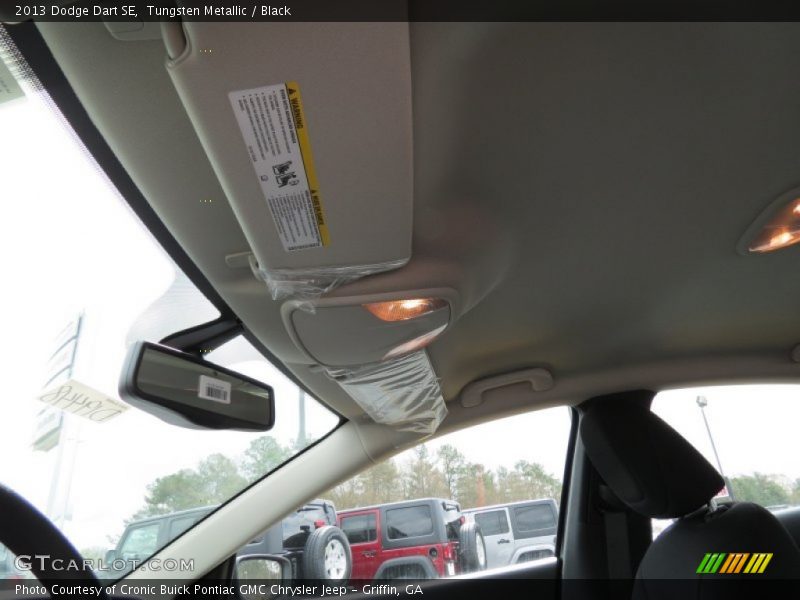 Tungsten Metallic / Black 2013 Dodge Dart SE