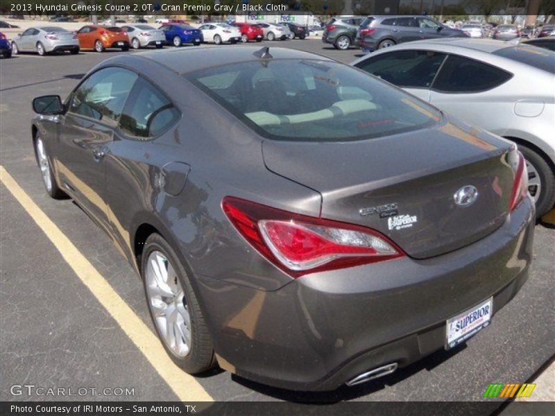 Gran Premio Gray / Black Cloth 2013 Hyundai Genesis Coupe 2.0T